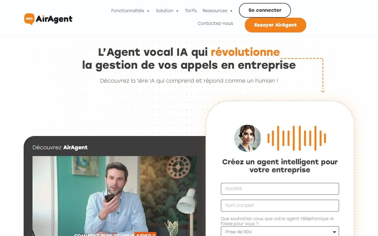 Gestion de budget Google Ads Lyon — page d'accueil de Airagent (France entière)