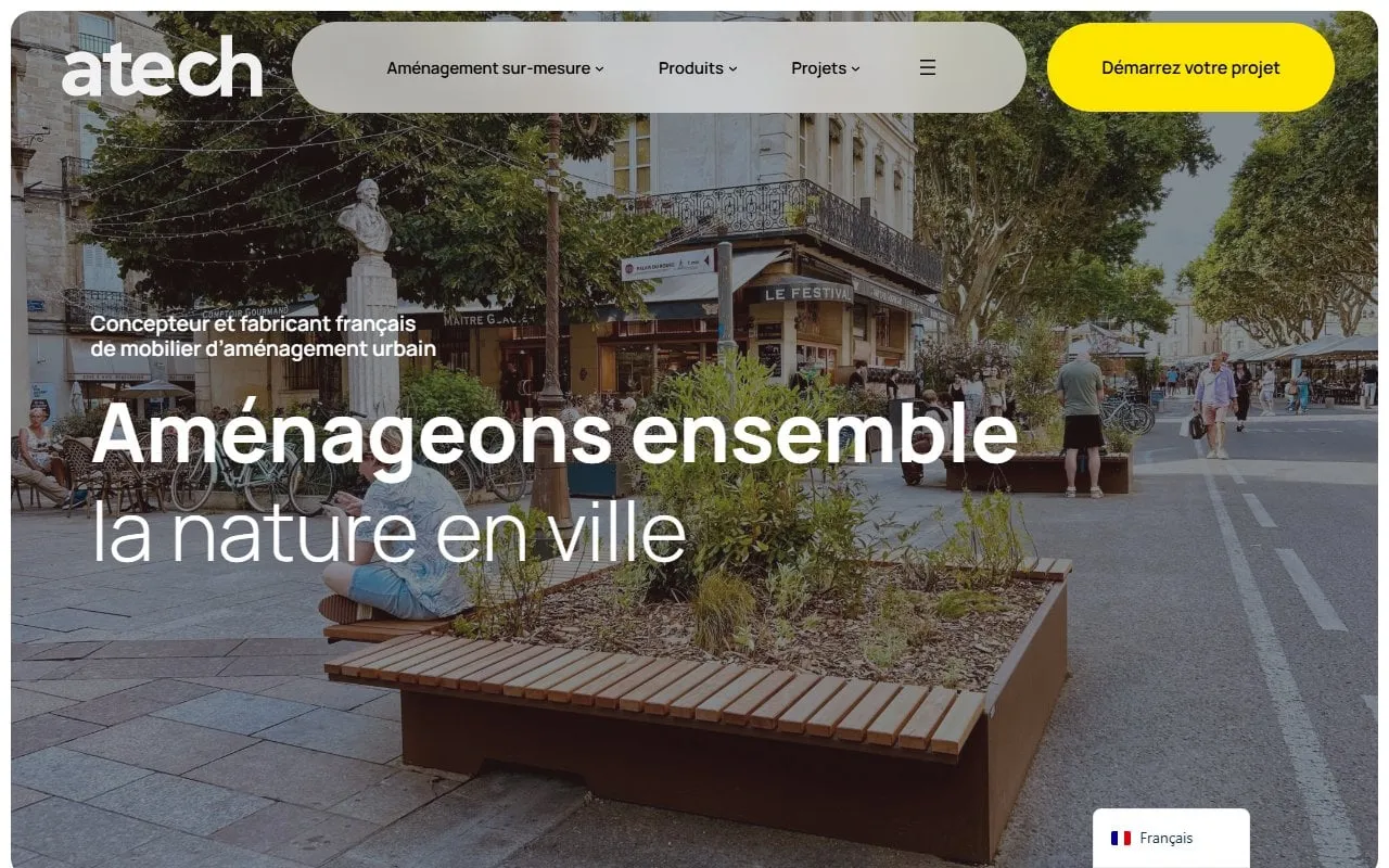 Google Shopping Lyon — page d'accueil de Atech SAS (France entière)