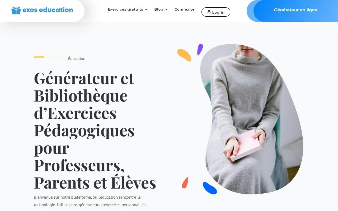 VPS managé Lyon — page d'accueil de Exos Education (Francophonie)