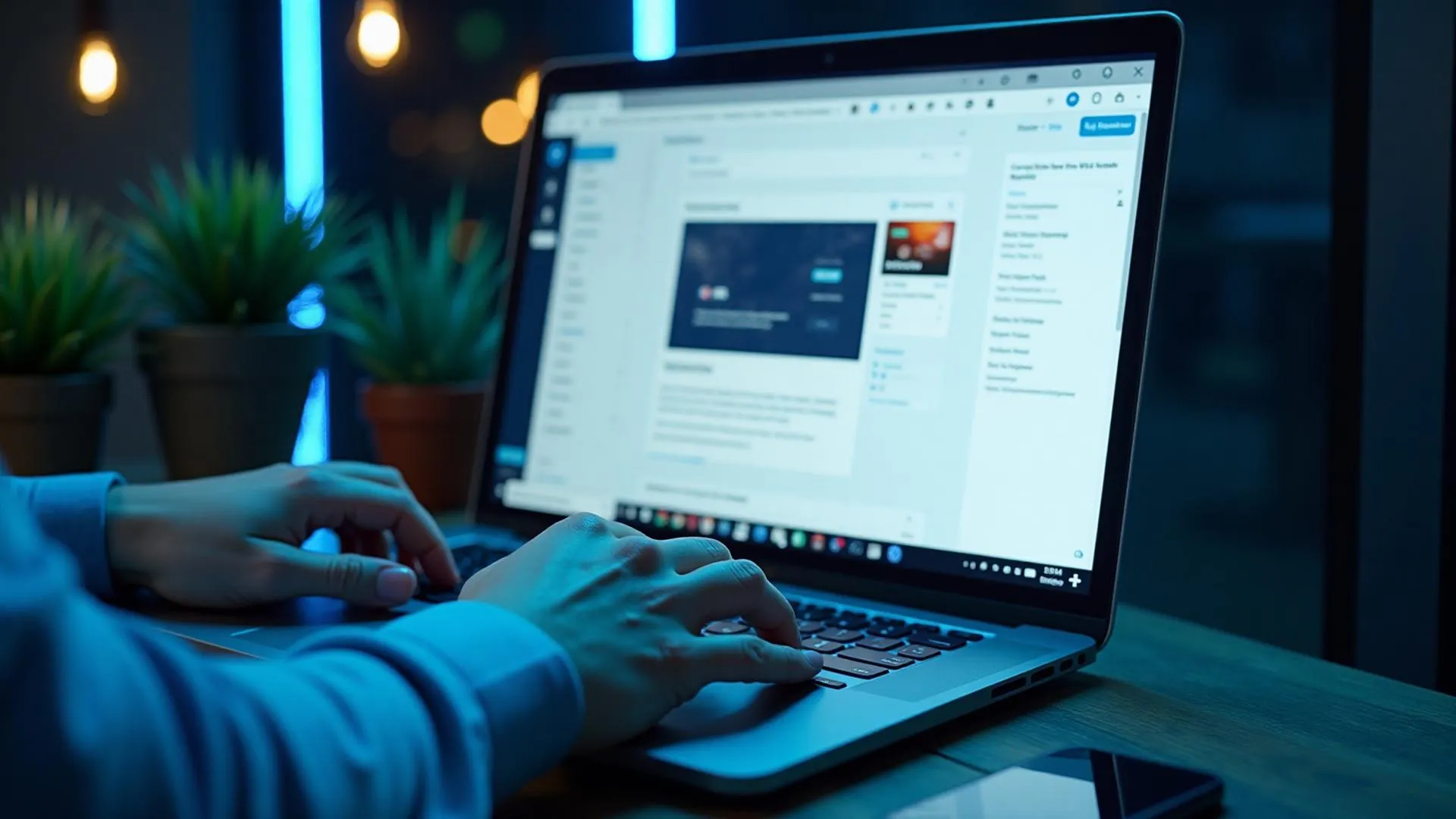 WordPress création site Lyon - Interface dashboard administration CMS professionnel