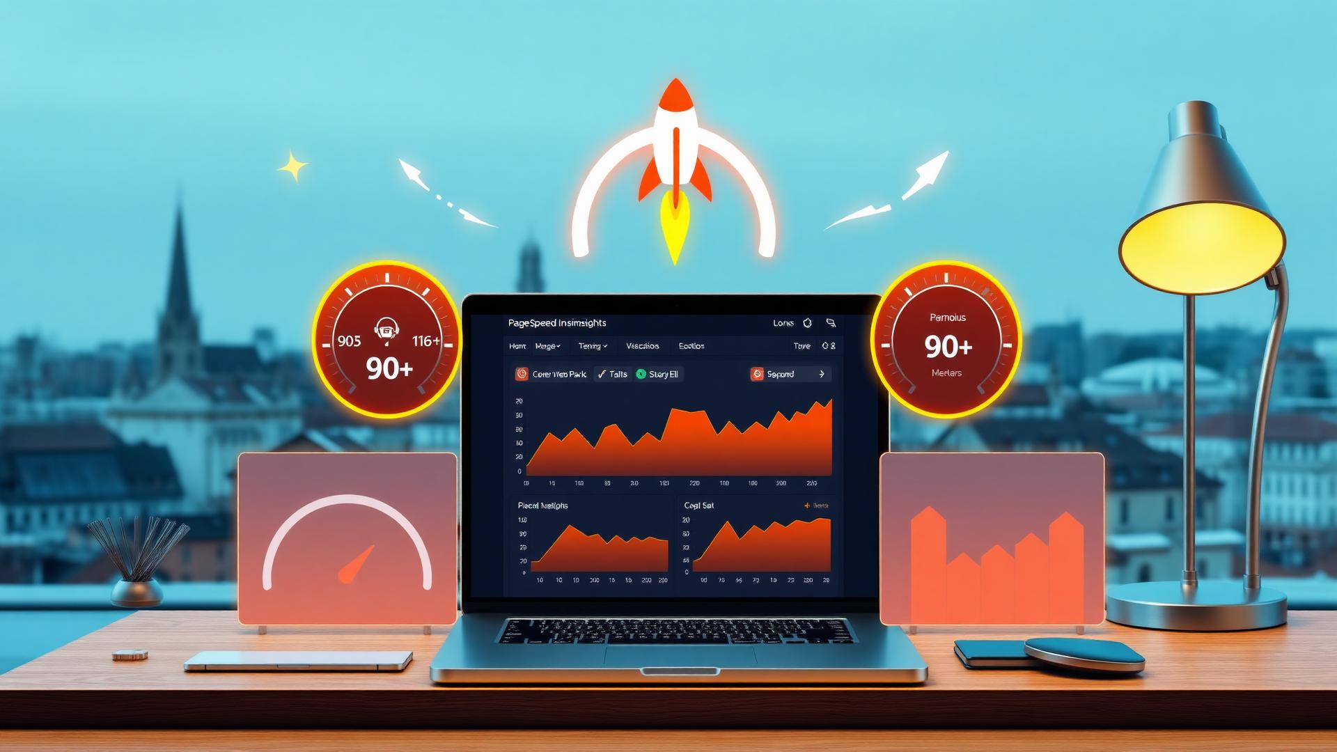 Optimisation performance WordPress Lyon - Accélération site web Core Web Vitals PageSpeed cache CDN expert performance