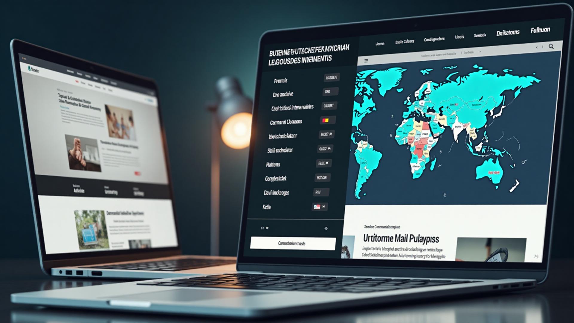 Création site multilingue Lyon - Site web WordPress plusieurs langues international